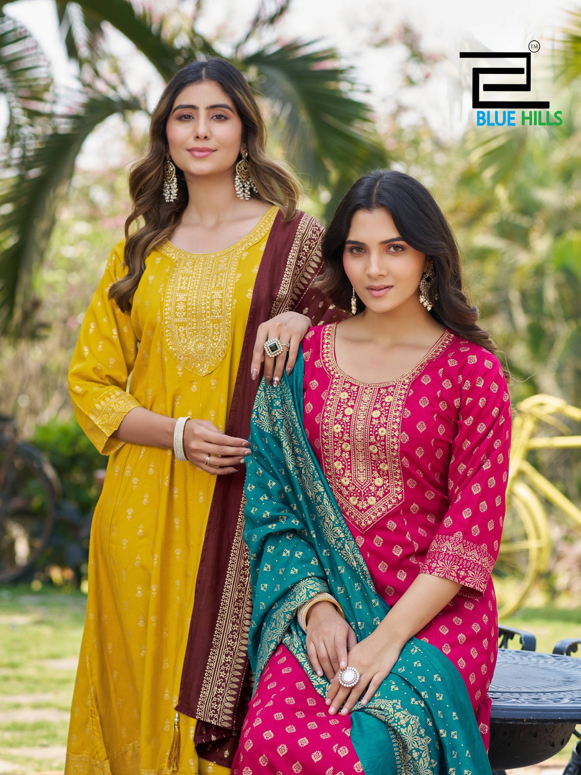  RIYA By Blue hills 5265 To 5270 Series Beautiful Festive Suits Colorful Stylish Viscose RAYON 14 Anarkali Gown At Wholesale Price